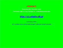 Tablet Screenshot of gim1.elk.edu.pl