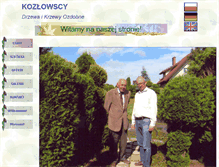 Tablet Screenshot of kozlowscy.elk.com.pl